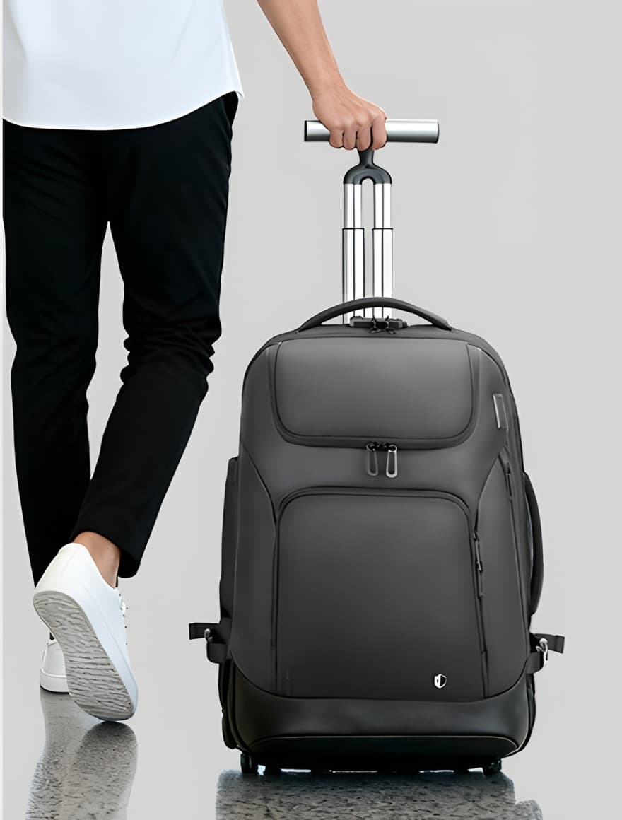 Rotterdam Men's Wheeled Laptop Backpack with TSA Lock, photo 5
