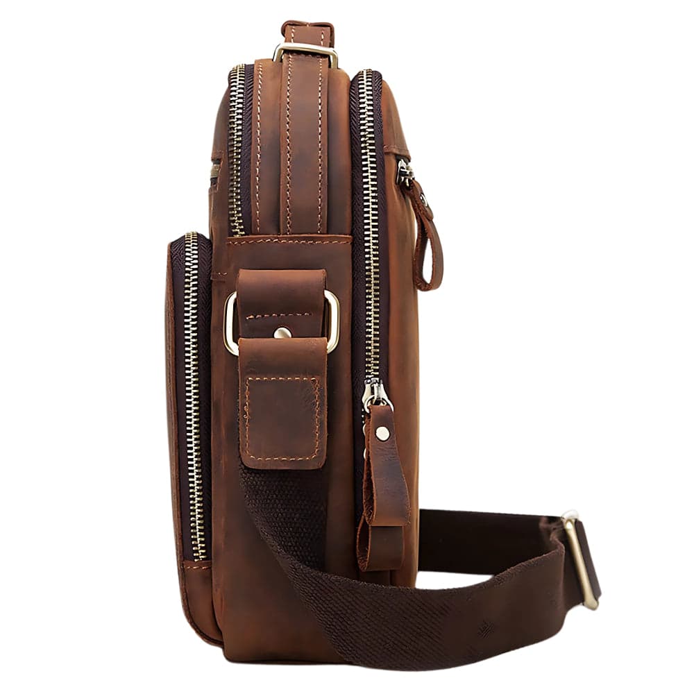 Cop™ Pro Genuine Leather Crossbody Bag for 9.7" iPad, photo 17