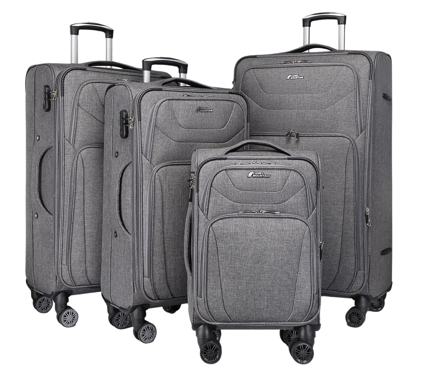 Americano Expandable Soft Suitcase Set of 4, photo 15
