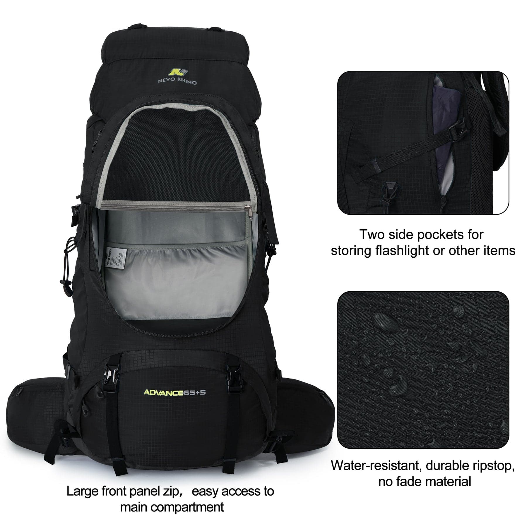 Slayerโข 80L Trekking Backpack with Ergonomic Back, photo 3