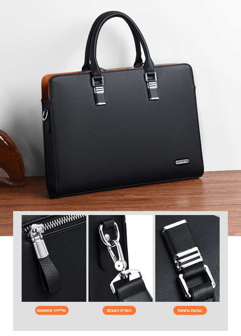 Fluxor PU Leather Laptop Briefcase, 13" to 15", photo 3