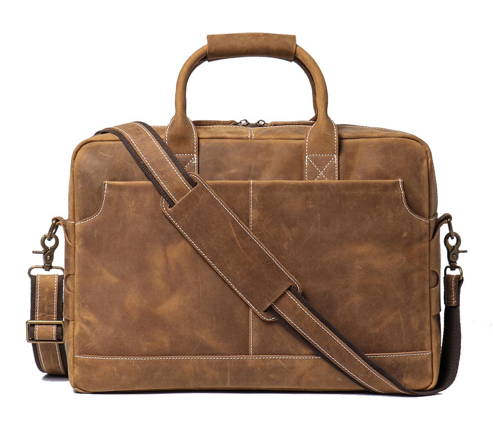 Dashr Plus 10L Genuine Leather Laptop Briefcase