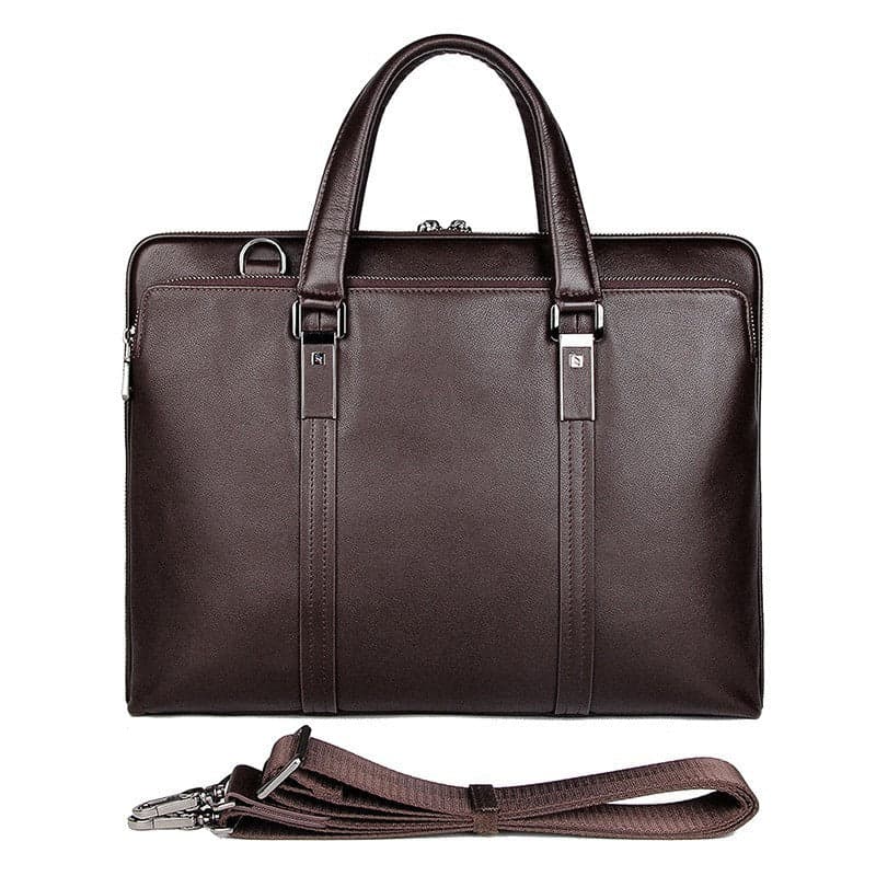 Helythor Plus 7L Genuine Leather Laptop Briefcase, photo 11