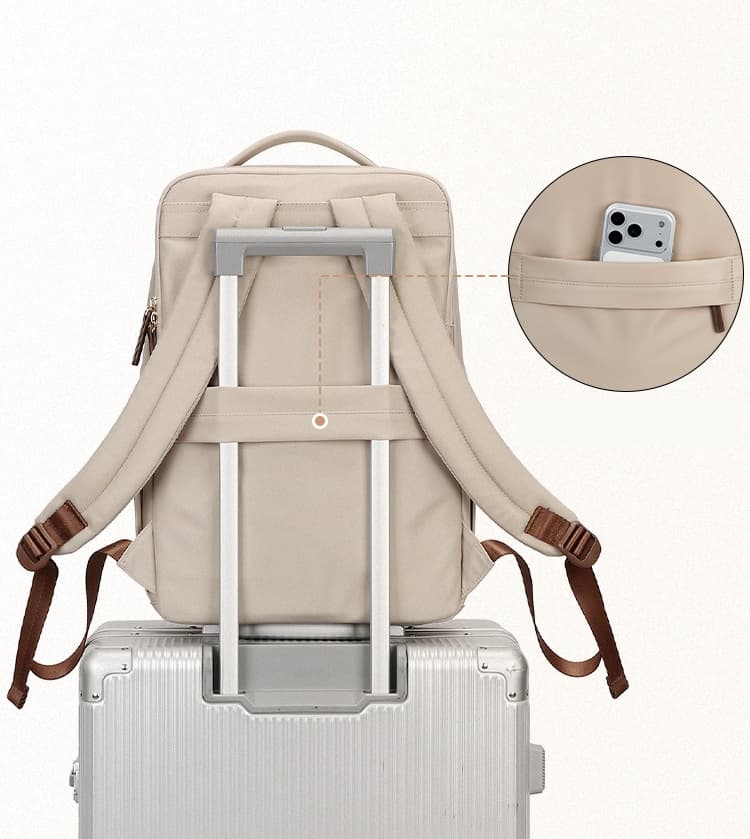 Capri Women's Laptop Backpack with Sculpted Front, photo 12