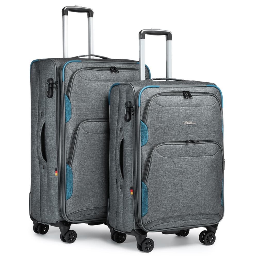 Camel Mountain Platinium 20 and 24 inch Expandable Softshell Suitcase Set, photo 19