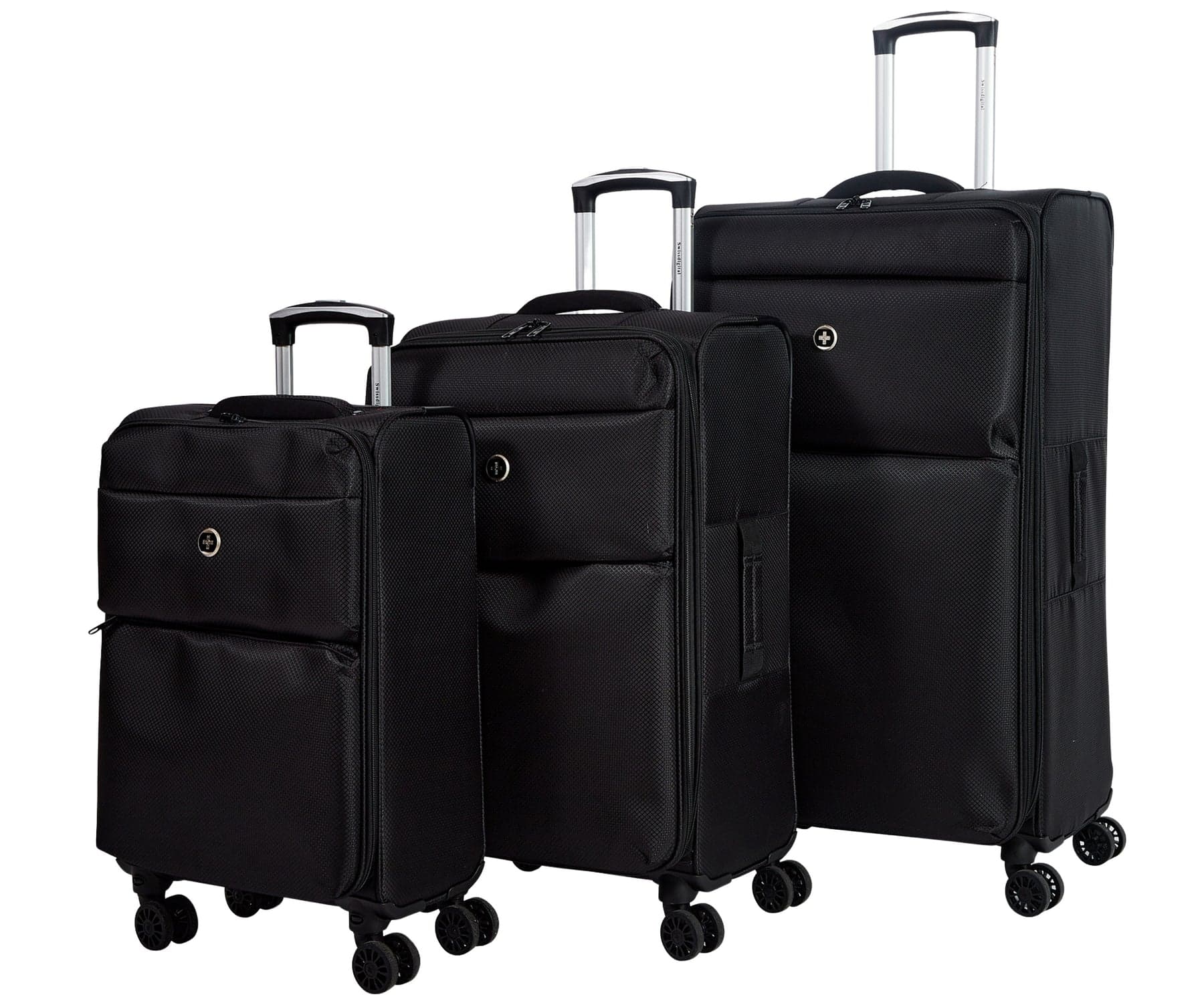 Swiss Digital Feather Light 3-Piece Luggage Set: 20", 26" and 31"