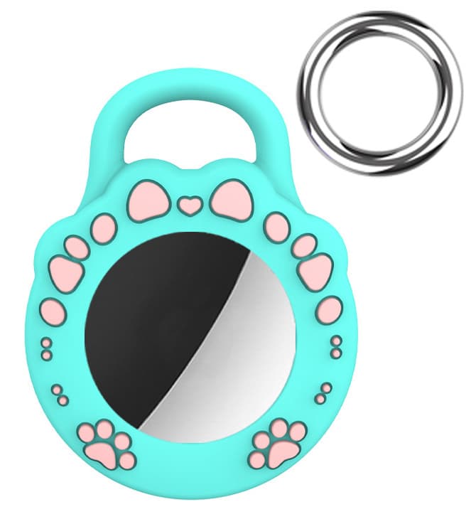 Nina Cat-Paw Silicone AirTag Keychain Case, photo 4
