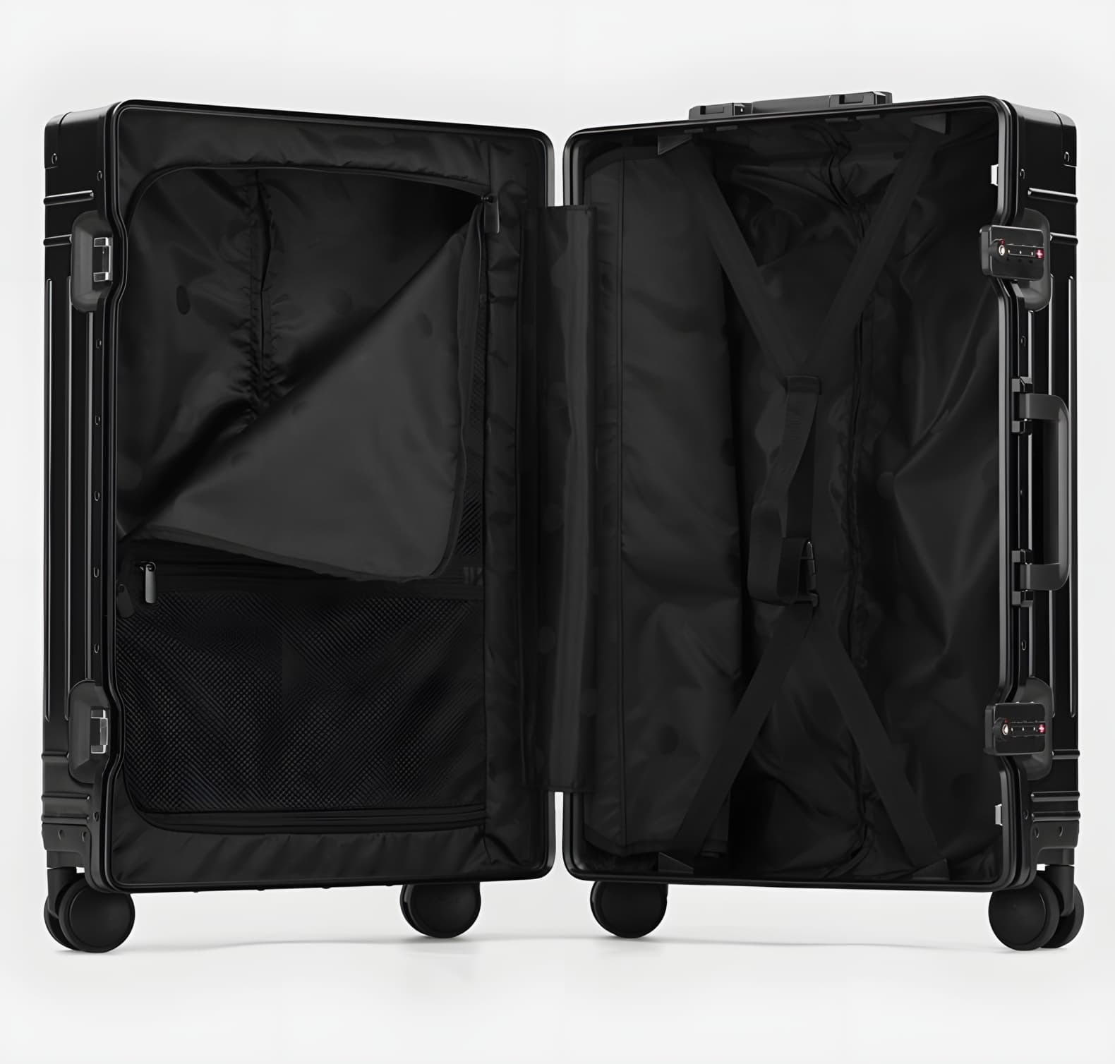 Monaco Aluminum-Magnesium Suitcase with Spare Wheels, photo 6