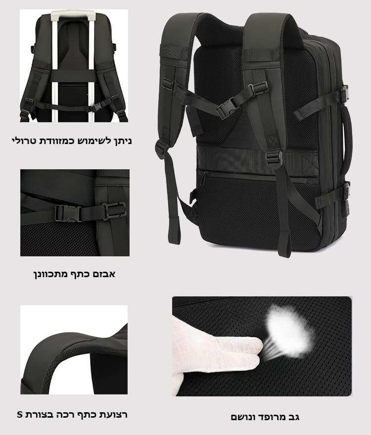 Ytrion™ 24L Vacuum Compression Laptop Backpack, photo 13