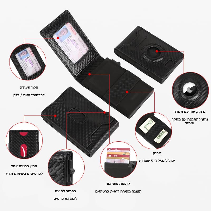 Krymorith™ Signature Smart Wallet with AirTag Slot, photo 5