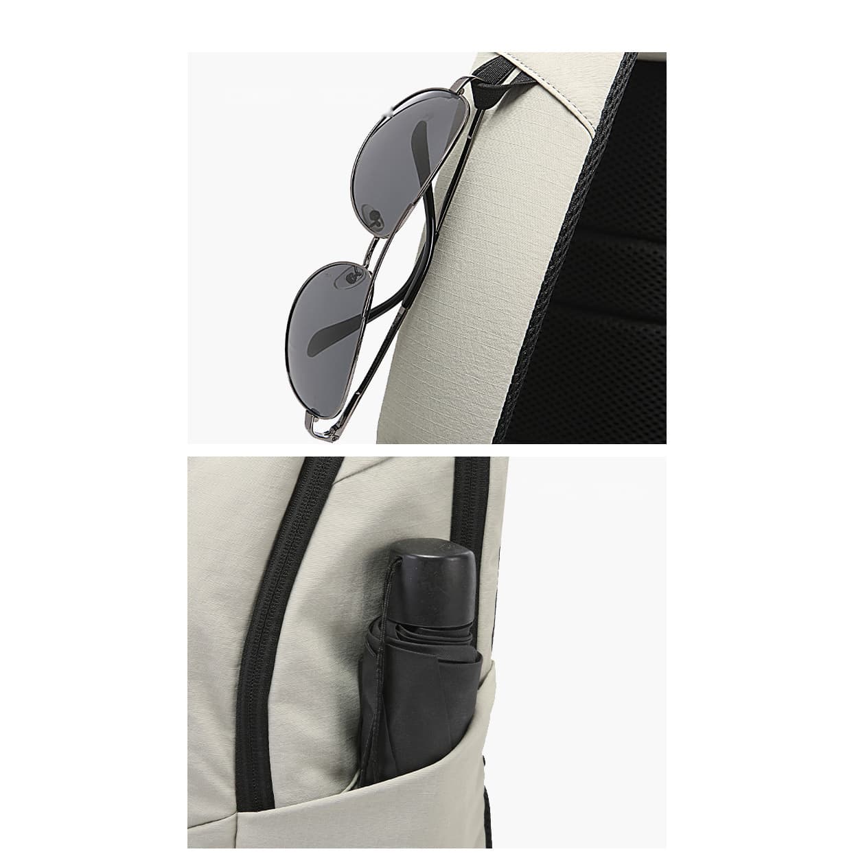 Modena Water-Repellent Laptop Backpack with YKK Zippers, photo 15