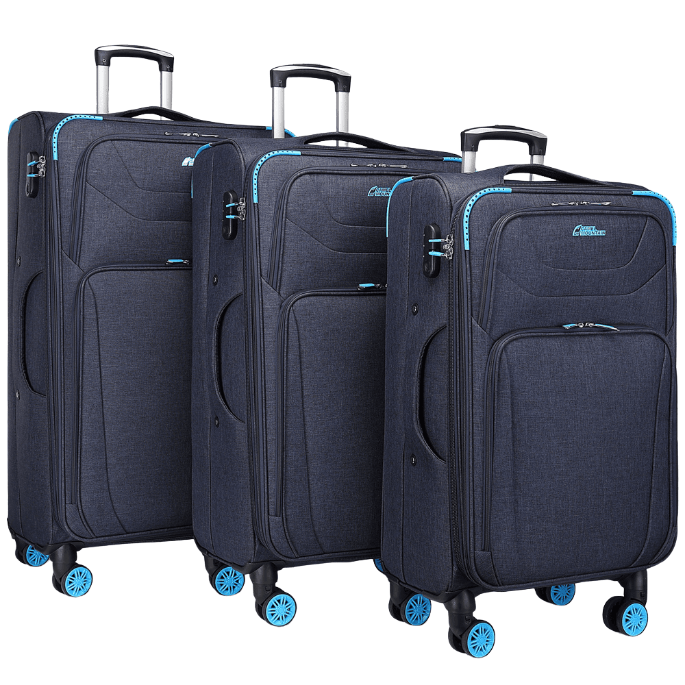 Camel Mountain® Americano Soft Suitcase Set of 3, photo 15