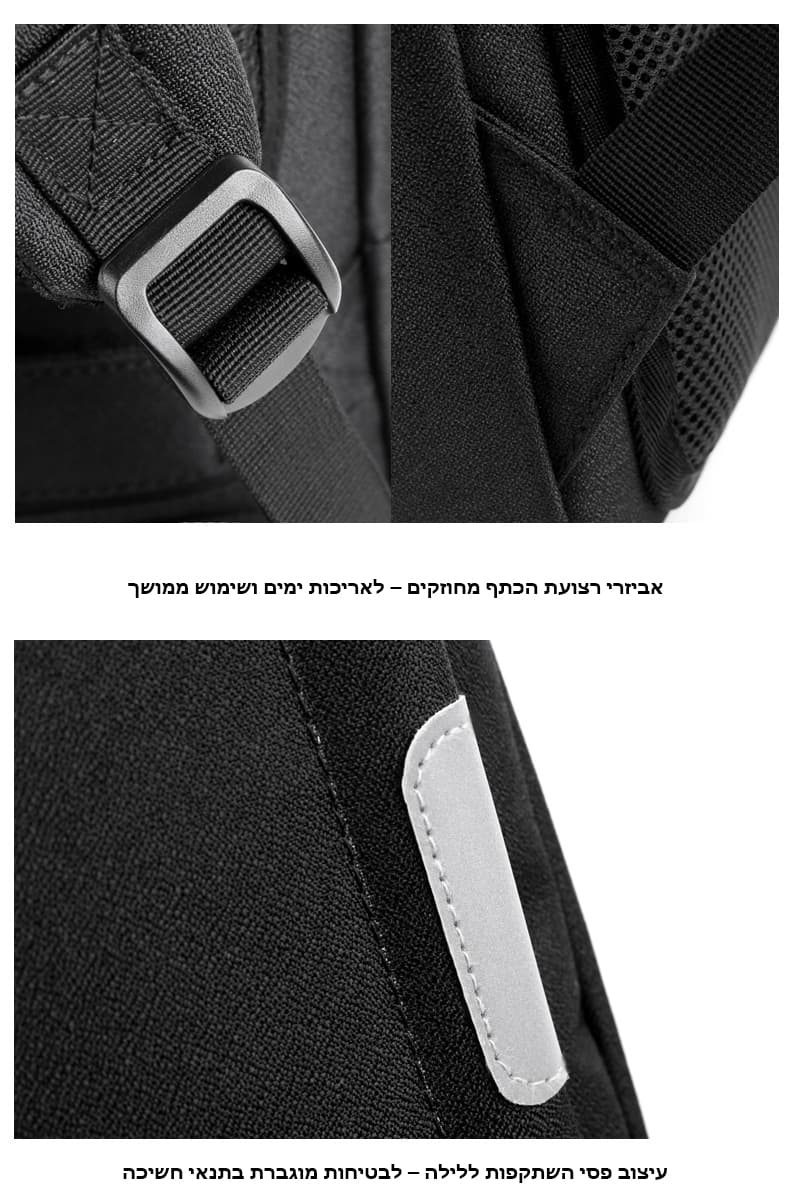 Ombrion Prime 26L Laptop Backpack with USB Port, photo 15