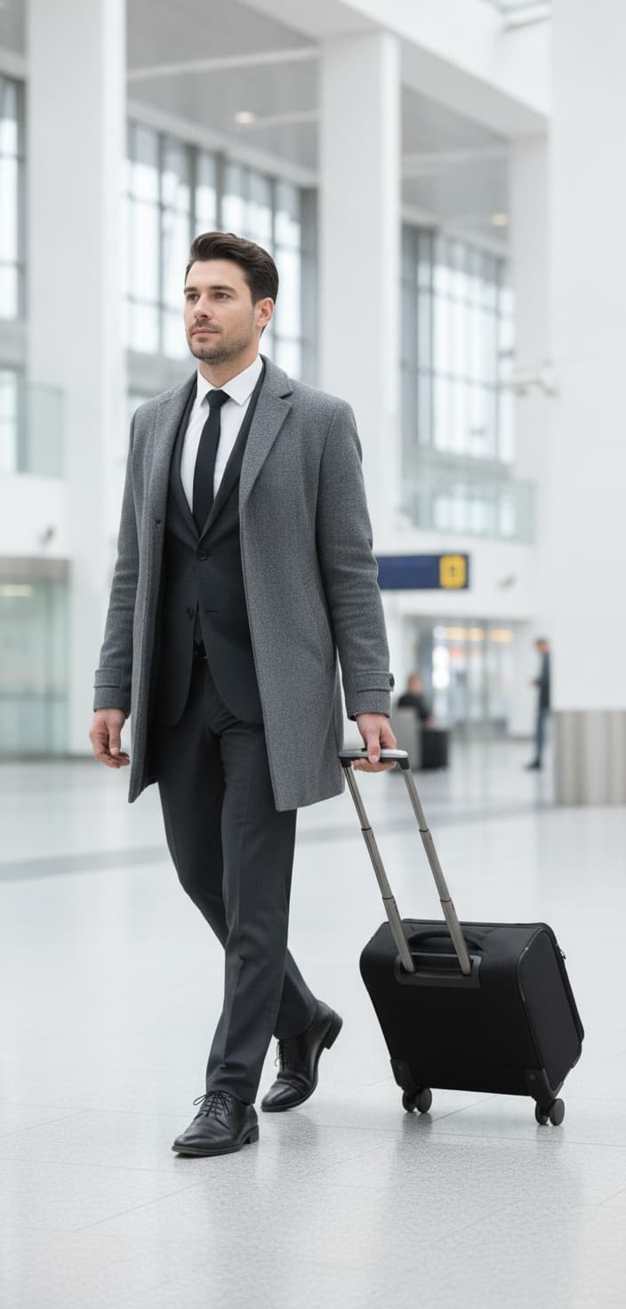 Camel Mountain Counsel Pro Rolling Lawyer Briefcase with Laptop Pocket and TSA Lock, photo 10