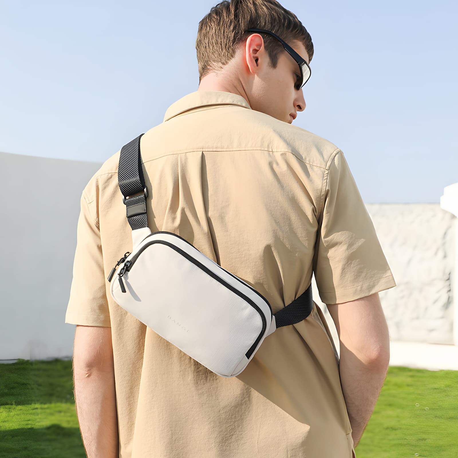 Cagliari Small Chest and Waist Bag with Anti-Theft Pocket, photo 9