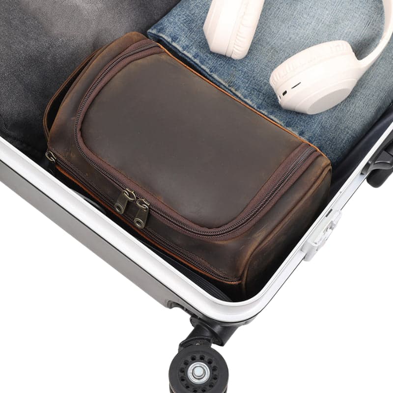 Enzoryn Turbo 12L Genuine Leather Toiletry Organizer, photo 12