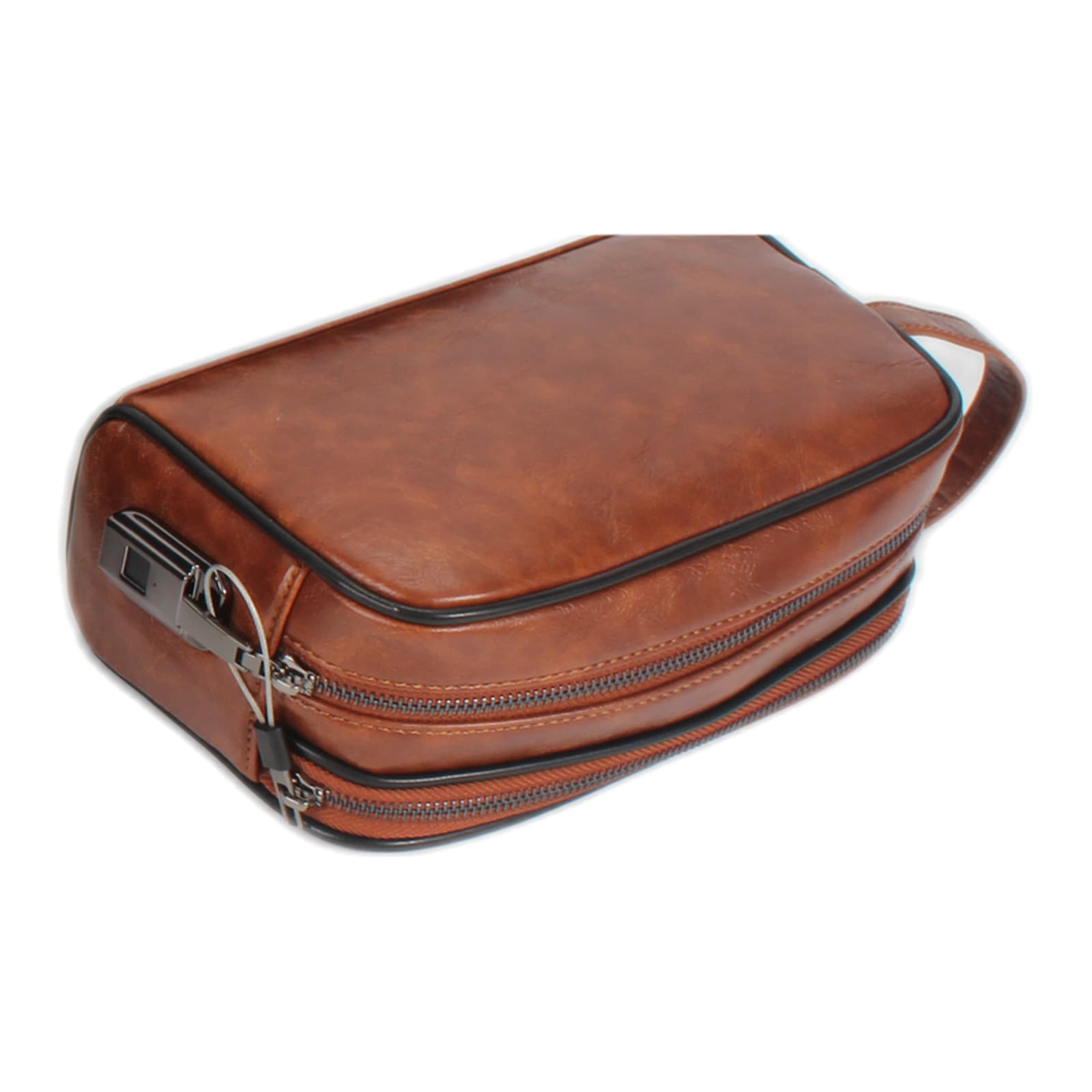 Mannheim Men's Faux Leather Fingerprint Lock Clutch, photo 7