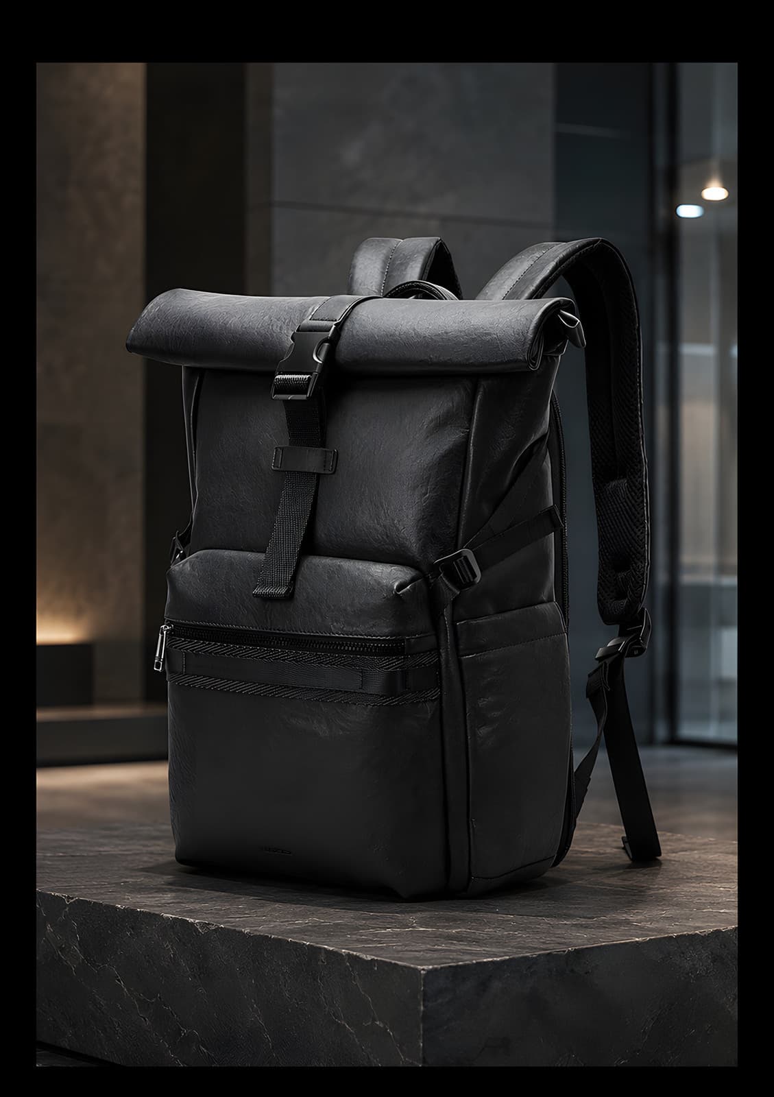 Cremona Genuine Leather Roll-Top Laptop Backpack, 28 to 39 L, photo 4