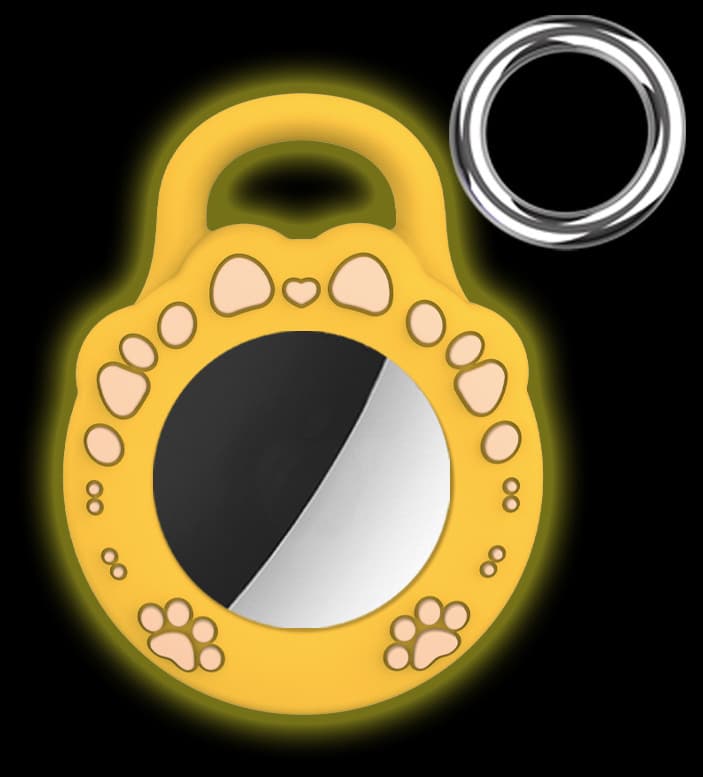 Nina Cat-Paw Silicone AirTag Keychain Case, photo 20
