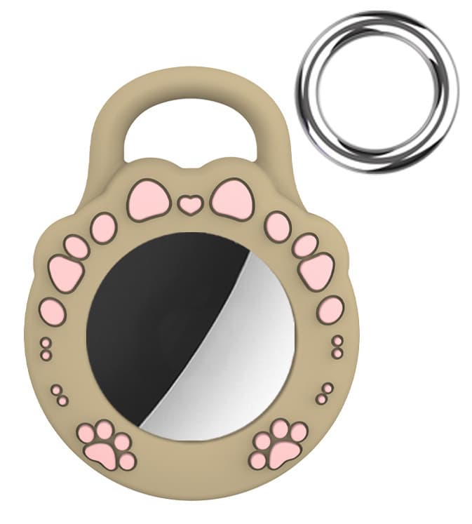 Nina Cat-Paw Silicone AirTag Keychain Case, photo 12