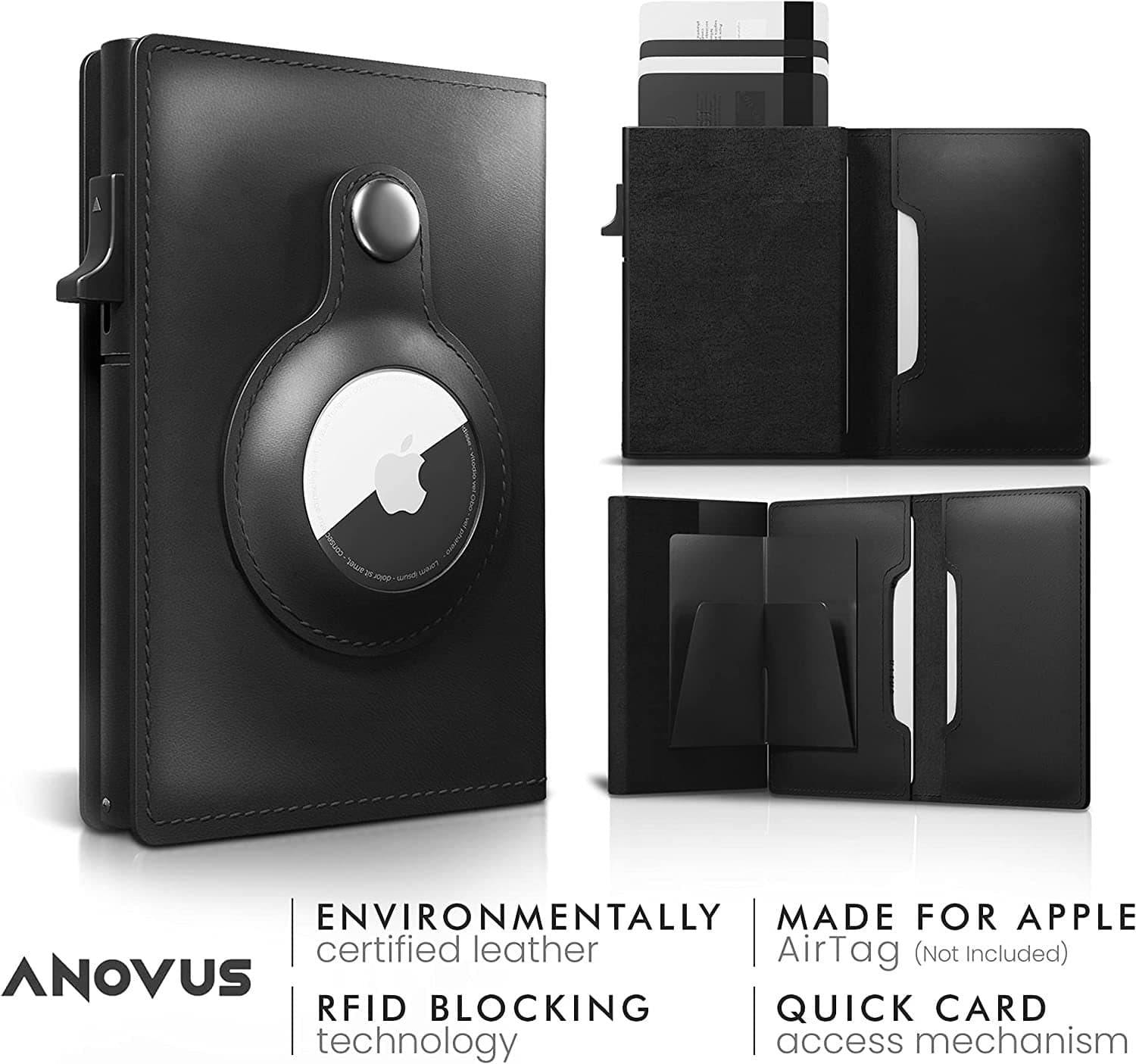 The Dudesโข Pro AirTag Wallet with RFID Protection, photo 11