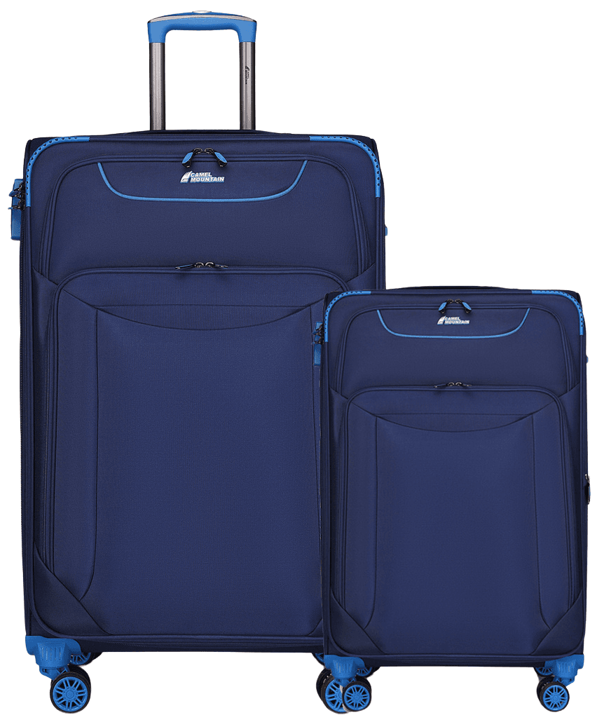 Camel Mountain Titan 28 and 20 inch Two-Piece Suitcase Set