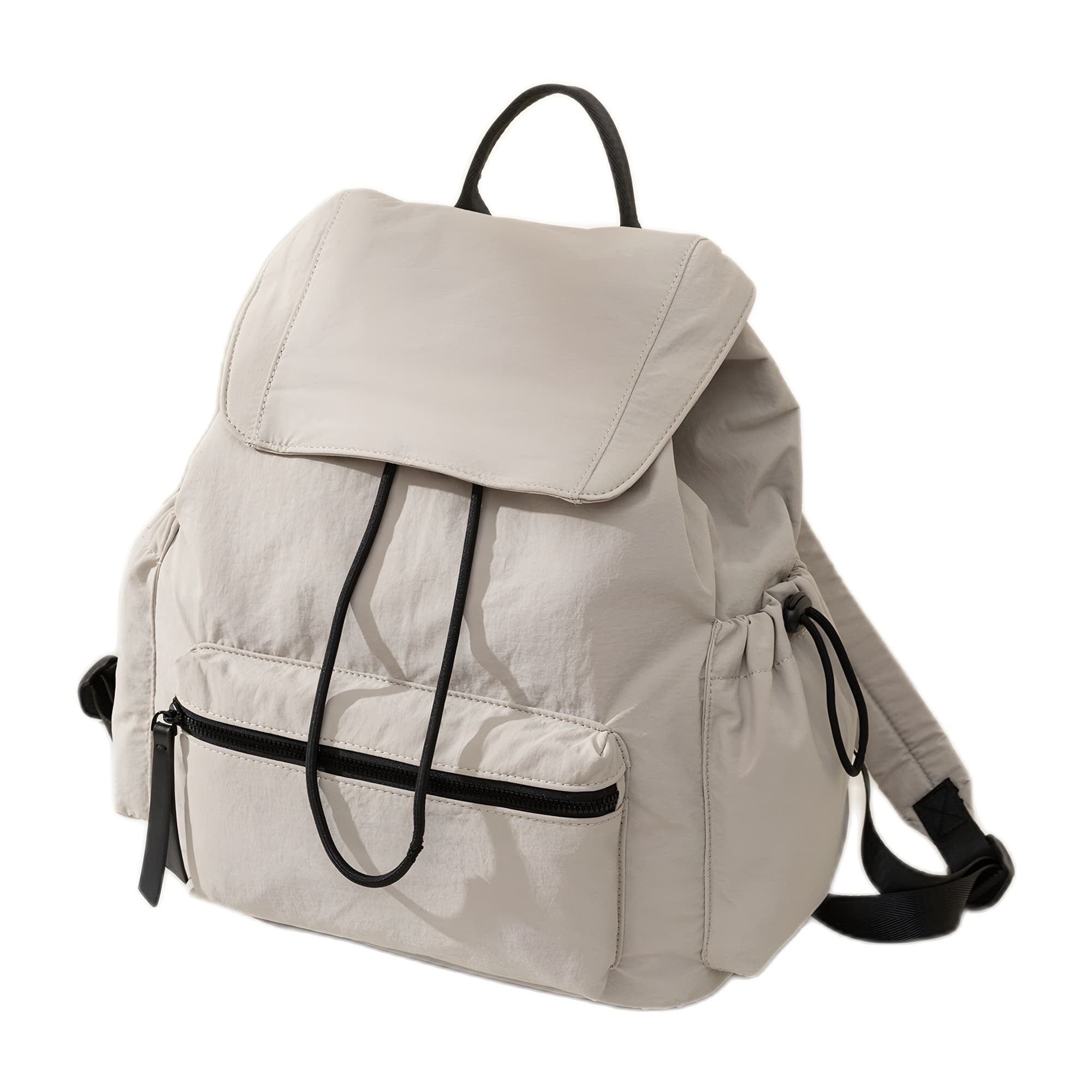 Malaga Women's Drawstring Flap Backpack with Anti-Theft Pocket