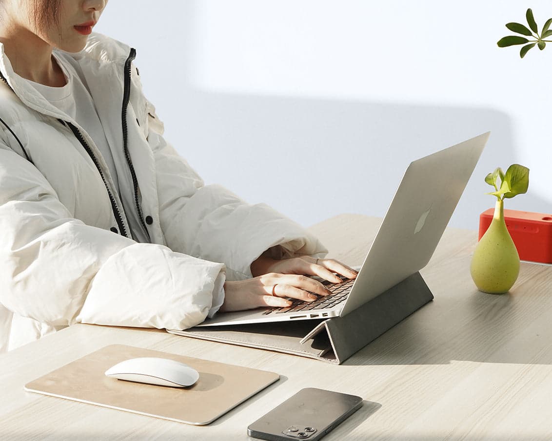 Nova Plus PU Leather Laptop Sleeve with Folding Stand, photo 20