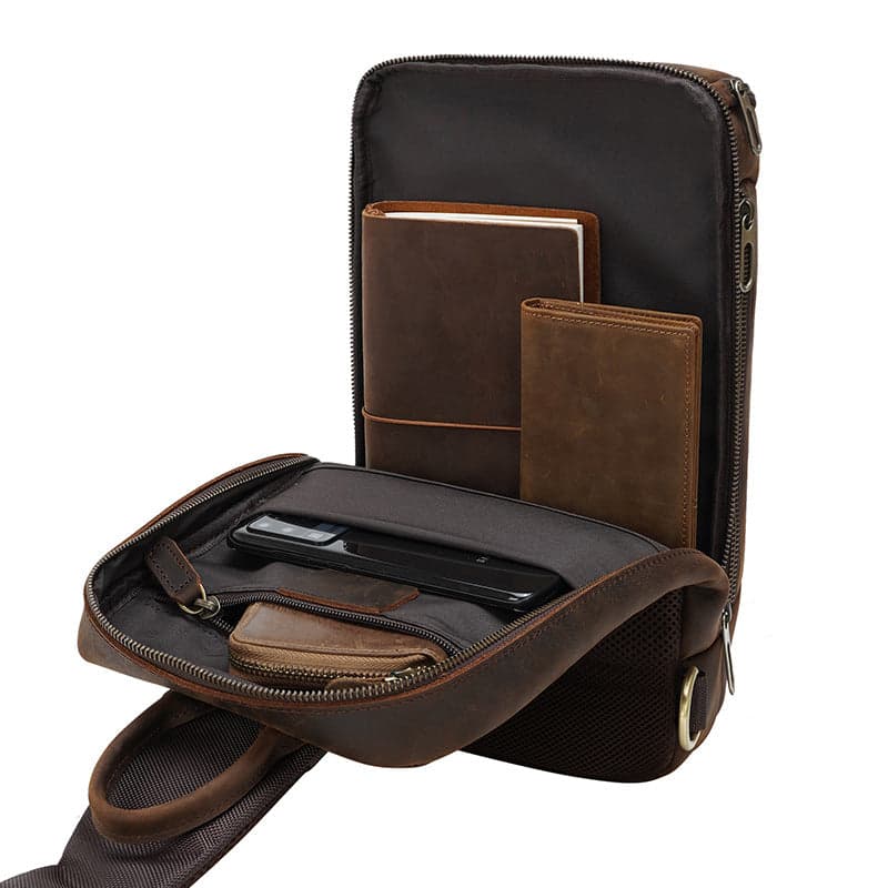 The Hideawayโข Pro Genuine Leather Messenger Bag, photo 6