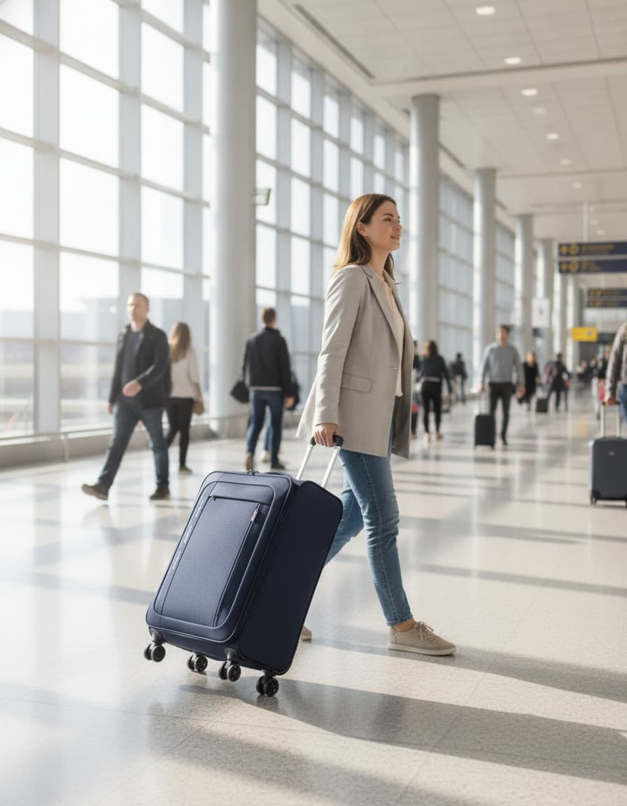 Swiss System 20" Ultralight Carry-On Suitcase, photo 9