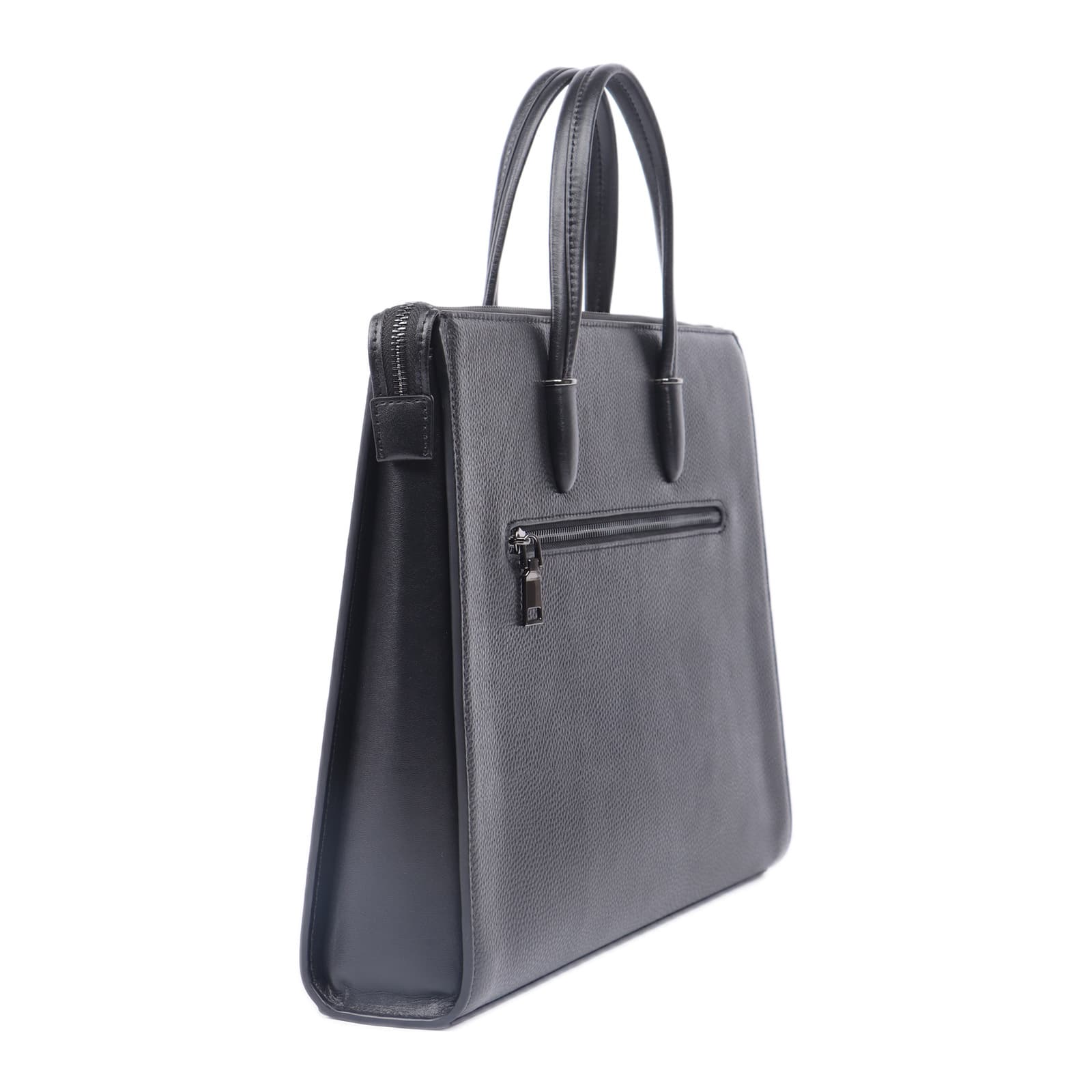 Geneva Genuine Leather Fingerprint Lock Briefcase