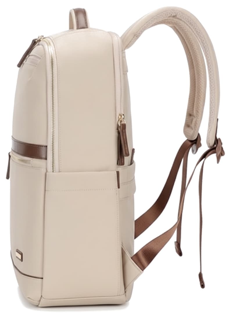 Elise Women's Laptop Backpack with Faux Leather Band, photo 18