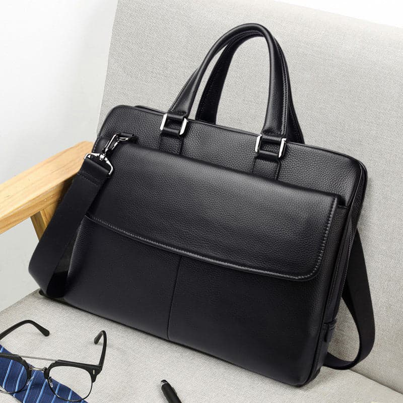 Brytheron Advanced 5L Cowhide Leather Laptop Briefcase, photo 12