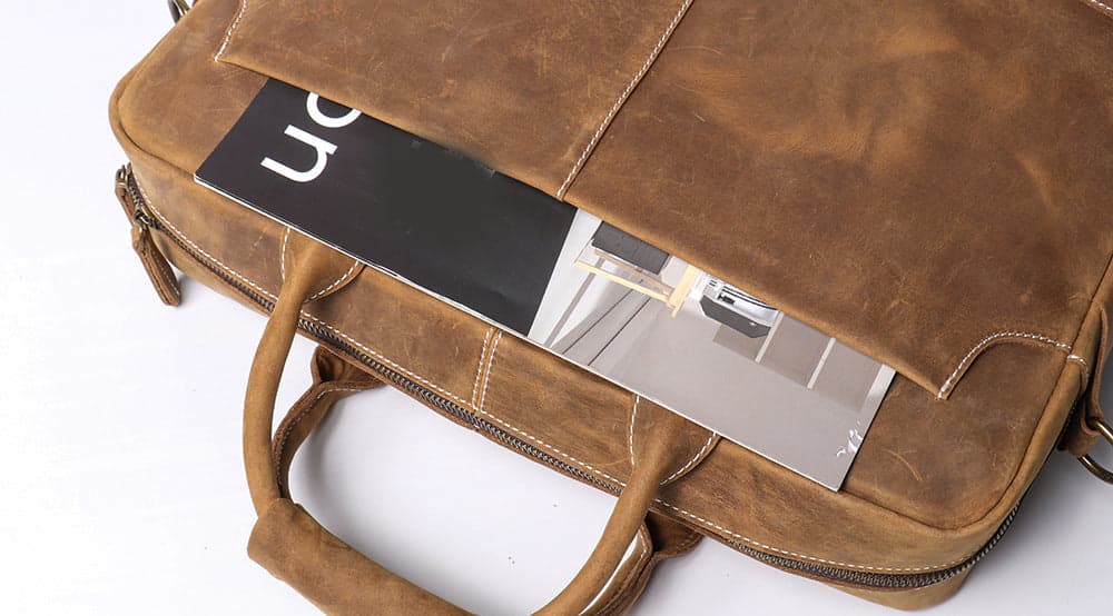 Dashr Plus 10L Genuine Leather Laptop Briefcase, photo 8
