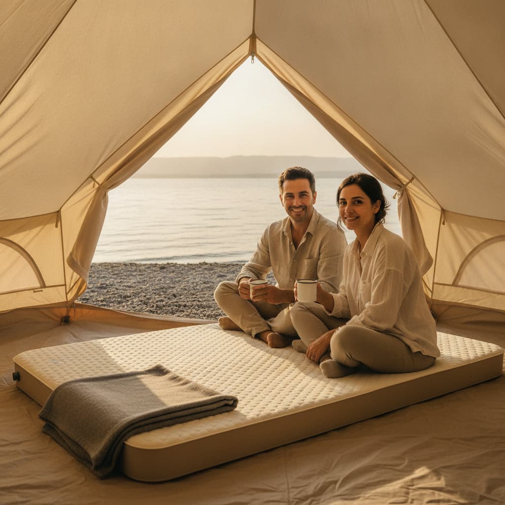 Dolomiti Self-Inflating Camping Mattress with Built-In Pump, photo 2