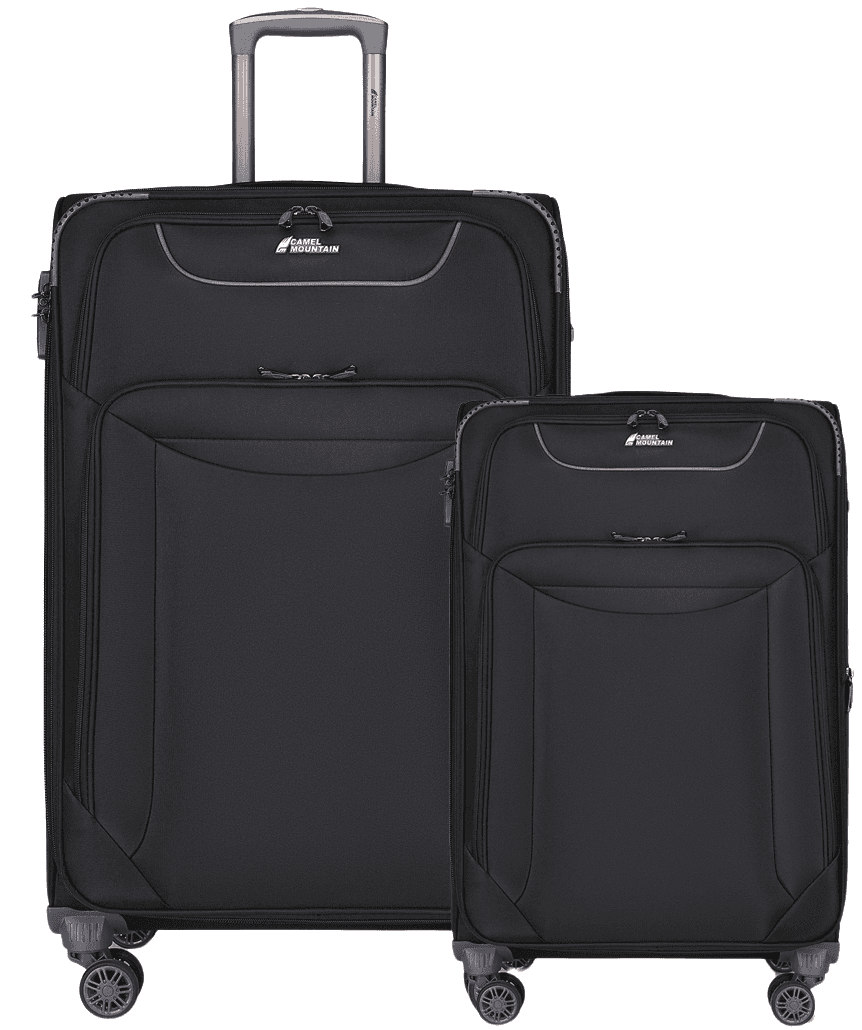 Camel Mountain Titan 20 and 32 inch Two-Piece Suitcase Set