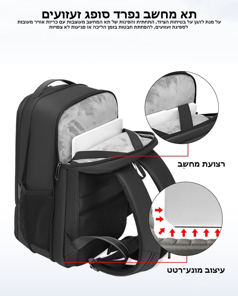 Zenquor ProX 13L Slim Laptop Backpack with USB Port, photo 8