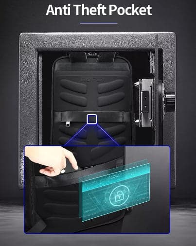 The Company™ Genuine Leather Laptop Backpack with USB Port, photo 6