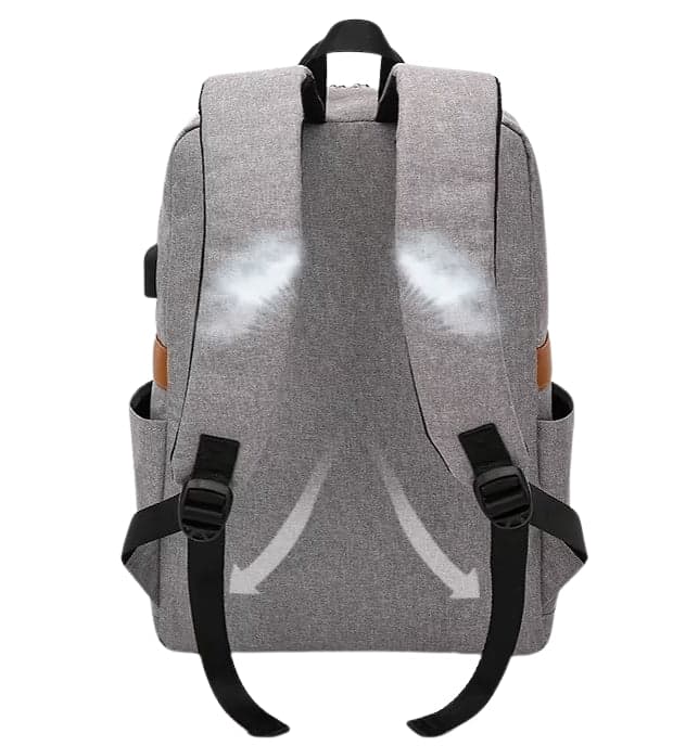 Asia™ Retro Laptop Backpack with USB Port, photo 9