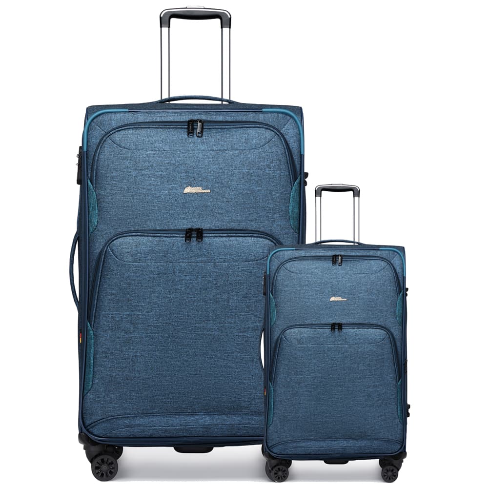 Camel Mountain Platinium 20 and 28 inch Expandable Softshell Suitcase Set, photo 20