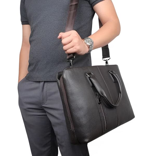 Tundraโข Business 9L Leather Laptop Briefcase, photo 16