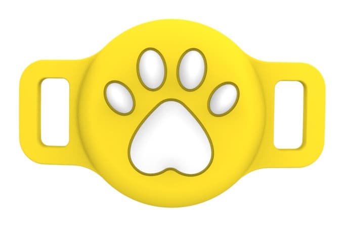 Luna Paw-Print Silicone AirTag Collar Holder for Dogs and Cats, photo 13
