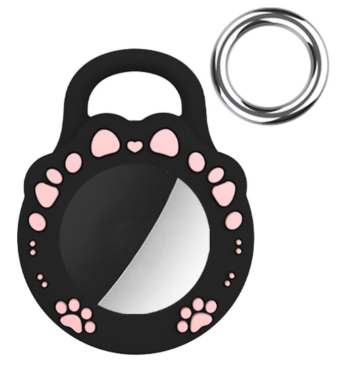 Nina Cat-Paw Silicone AirTag Keychain Case, photo 9