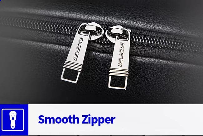 The Company™ Genuine Leather Laptop Backpack with USB Port, photo 13