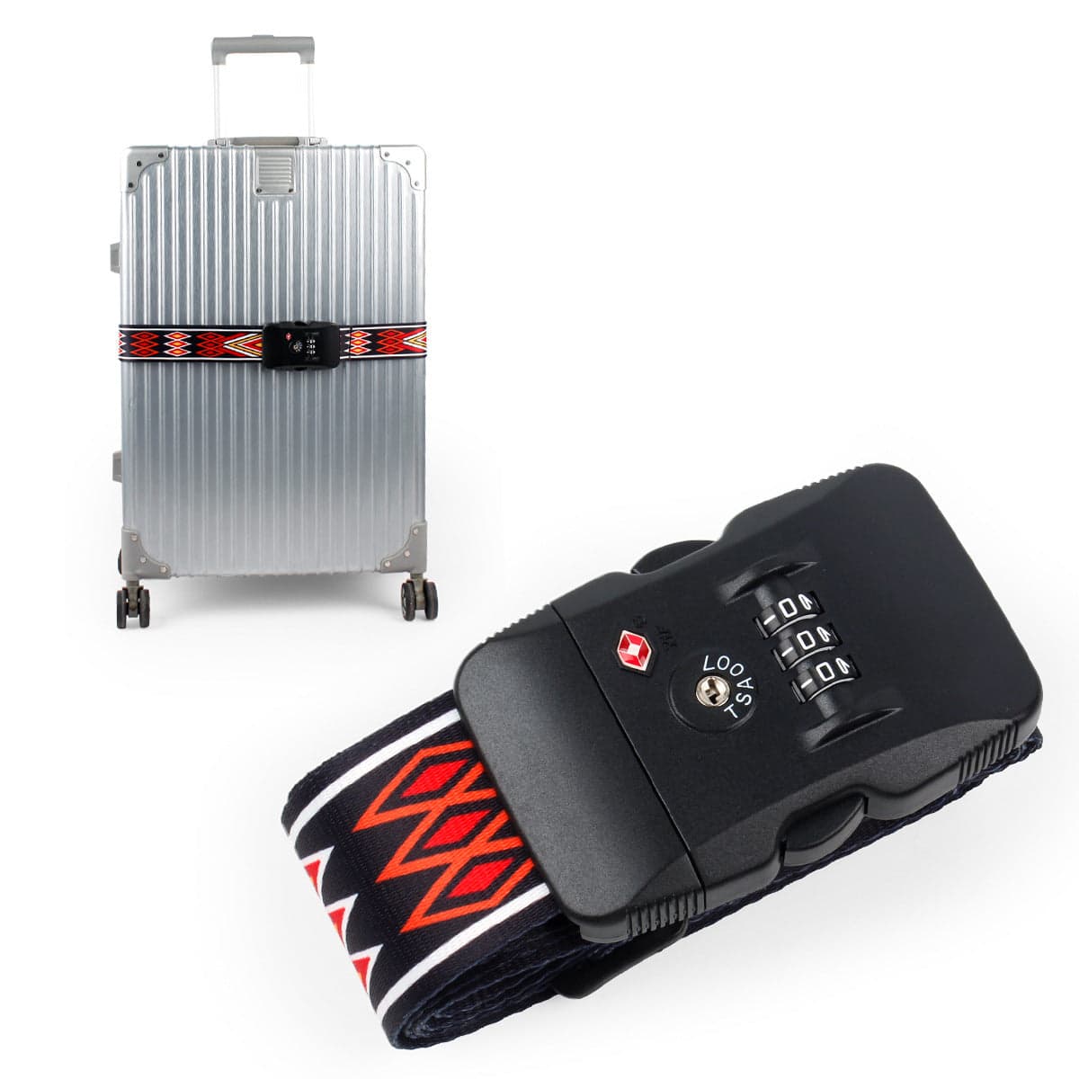 The Specter™ Elite TSA Luggage Straps with Combination Lock, photo 17