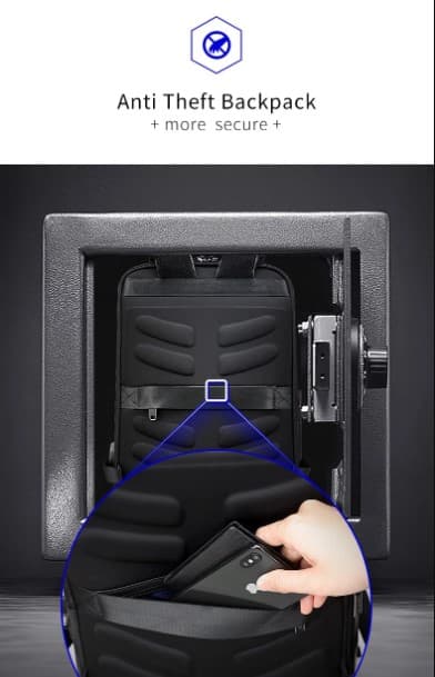 The Mulhens Leather Business Backpack with USB and Type-C, photo 3