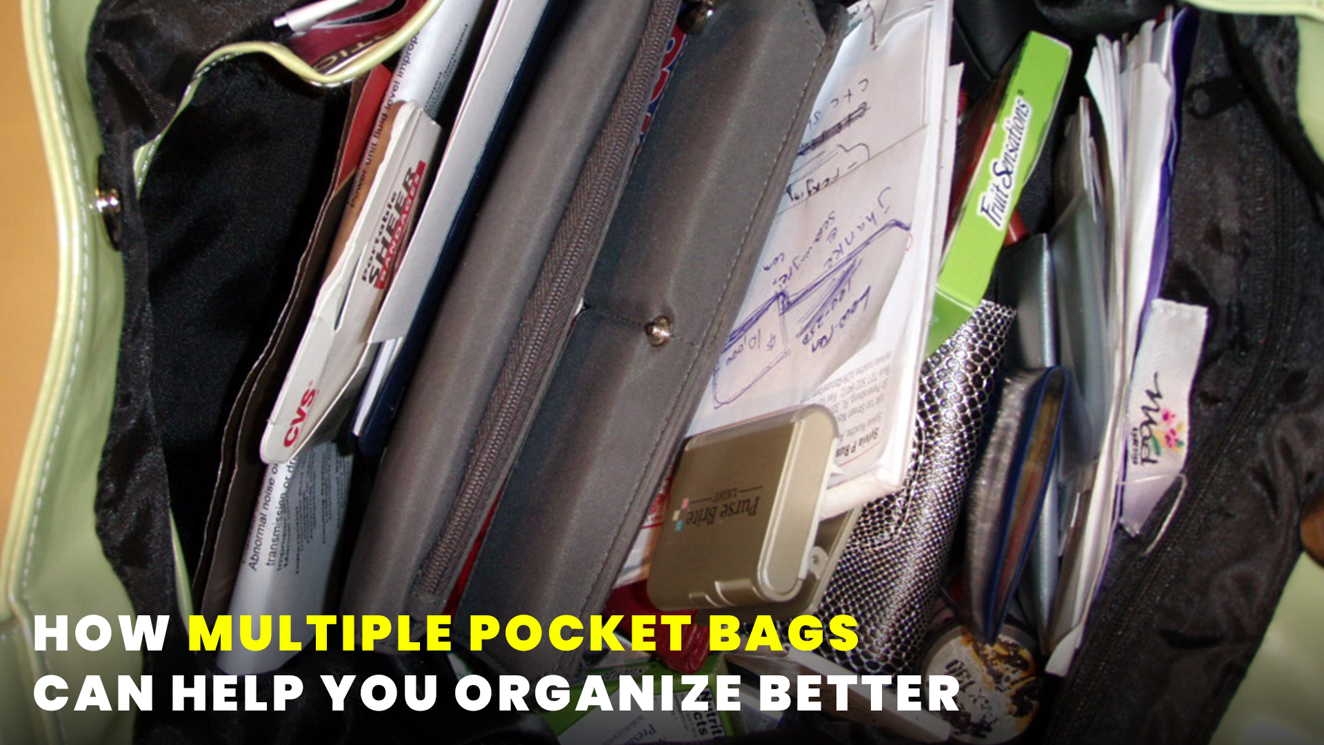 Looking for Bags with as Many Pockets as Possible?