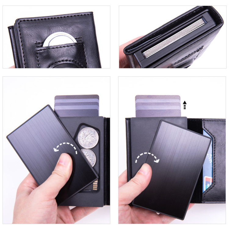 The Exionel™ Prime Wallet by Camel Mountain – 0.2L, AirTag-Ready RFID Wallet