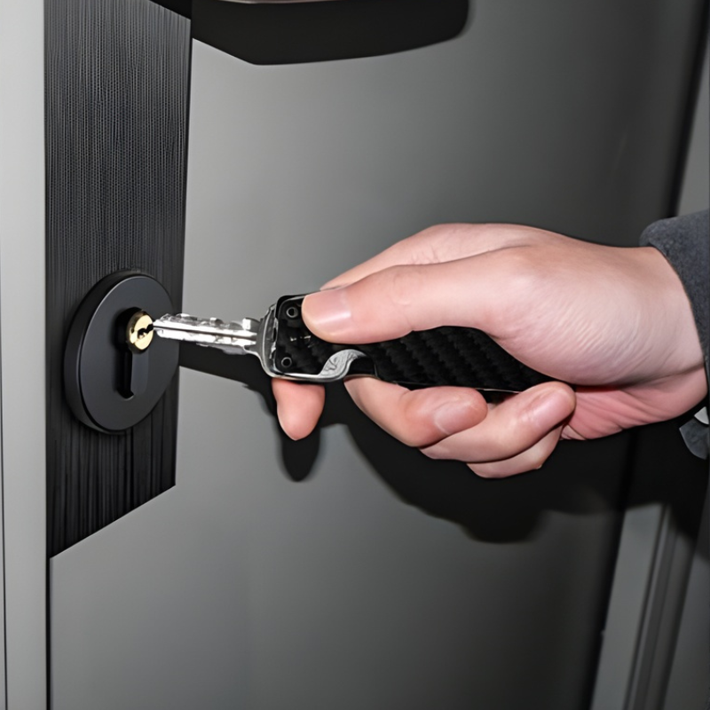 The Oxeneris™ Luxe Keychain by Camel Mountain – Ultra-Slim EDC Organizer