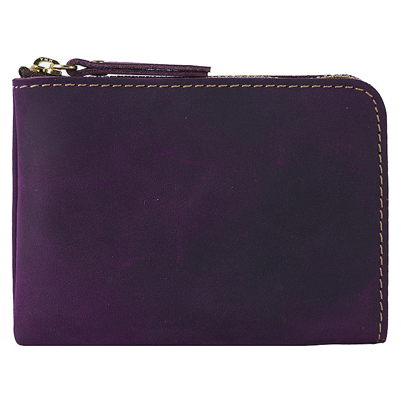 The Syltrax™ Advanced Wallet by Camel Mountain – 0.2L Genuine Leather Zipper Wallet